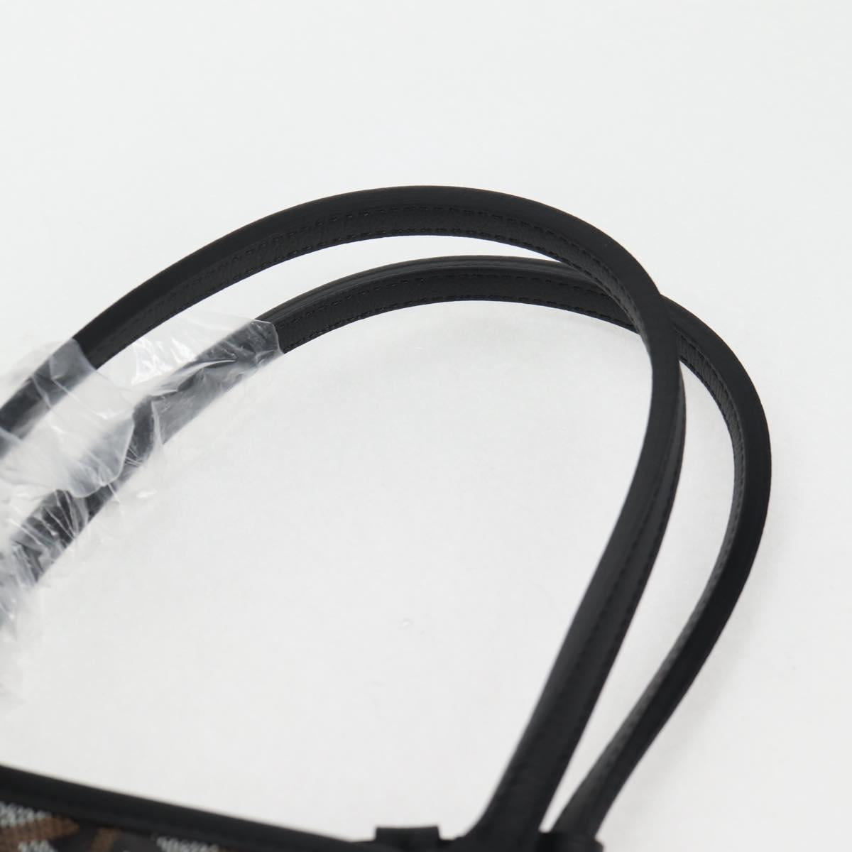 GOYARD Herringbone Saint Louis PM Tote Bag PVC Leather Black Auth yk18382SM