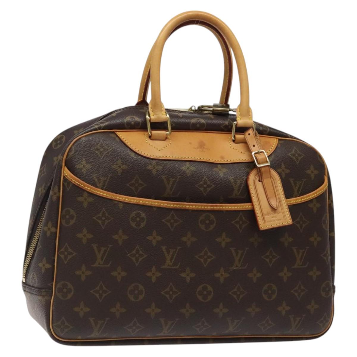 LOUIS VUITTON Monogram Deauville Hand Bag M47270 LV Auth yk18391