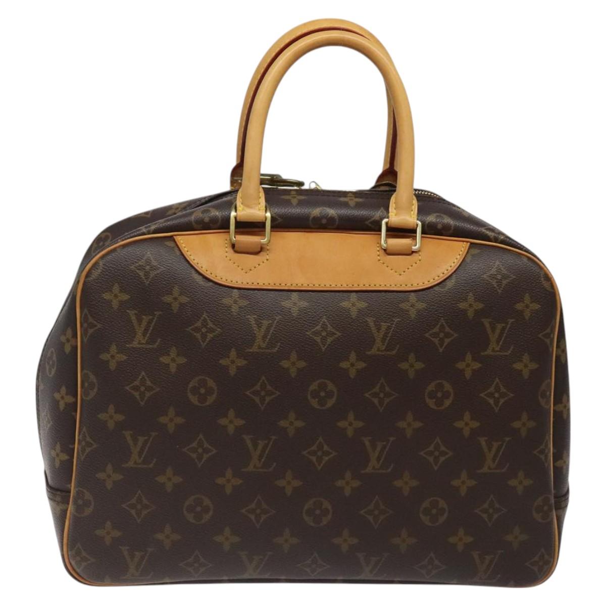 LOUIS VUITTON Monogram Deauville Hand Bag M47270 LV Auth yk18391