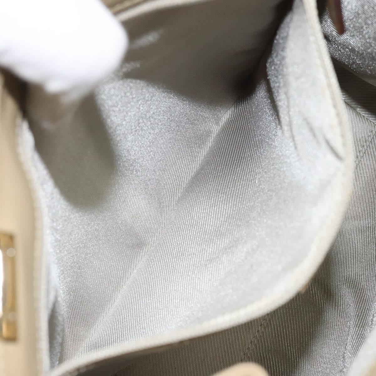 GUCCI Micro GG Canvas Jackie Hand Bag Leather Beige Gold 002 1065 Auth yk18397