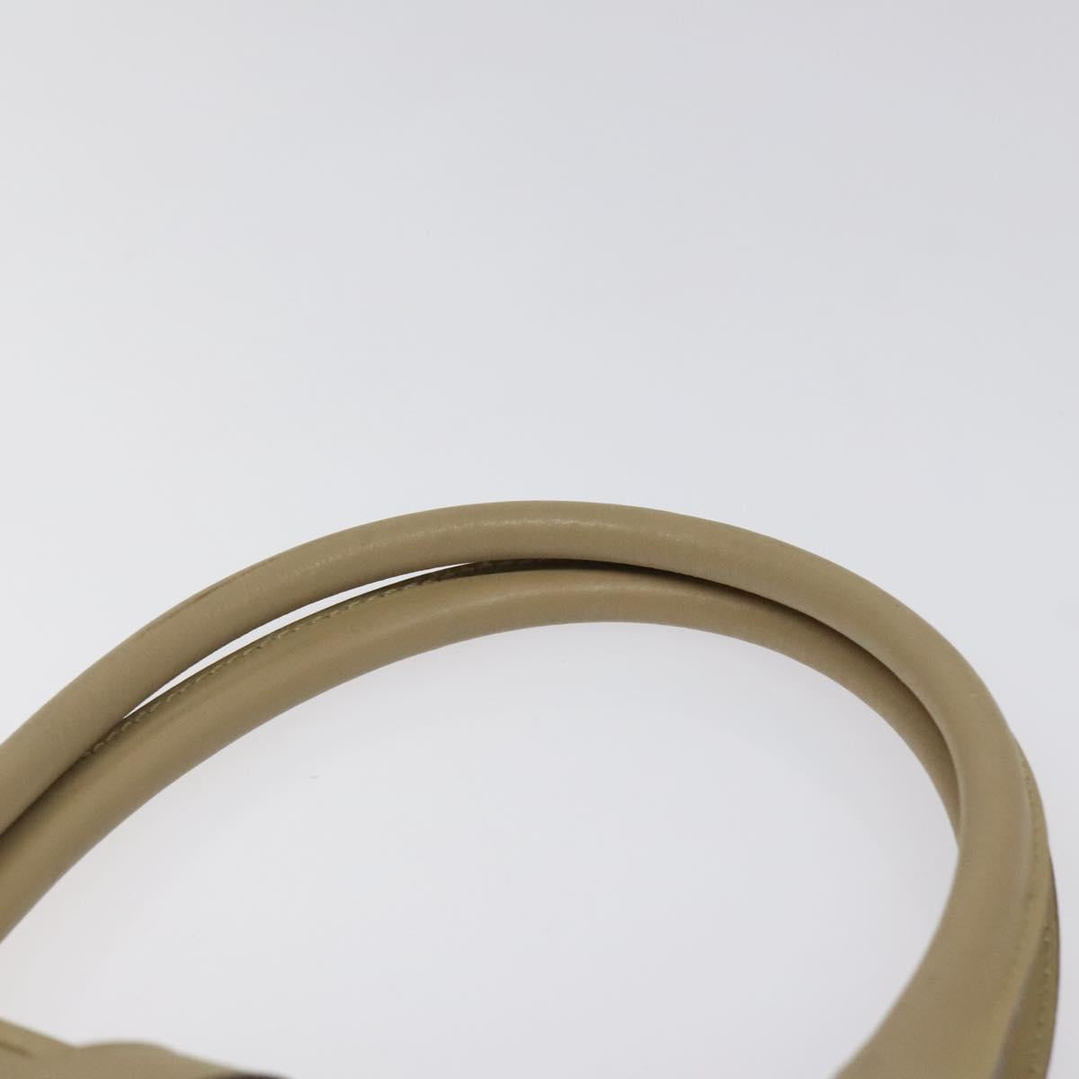 GUCCI Micro GG Canvas Jackie Hand Bag Leather Beige Gold 002 1065 Auth yk18397