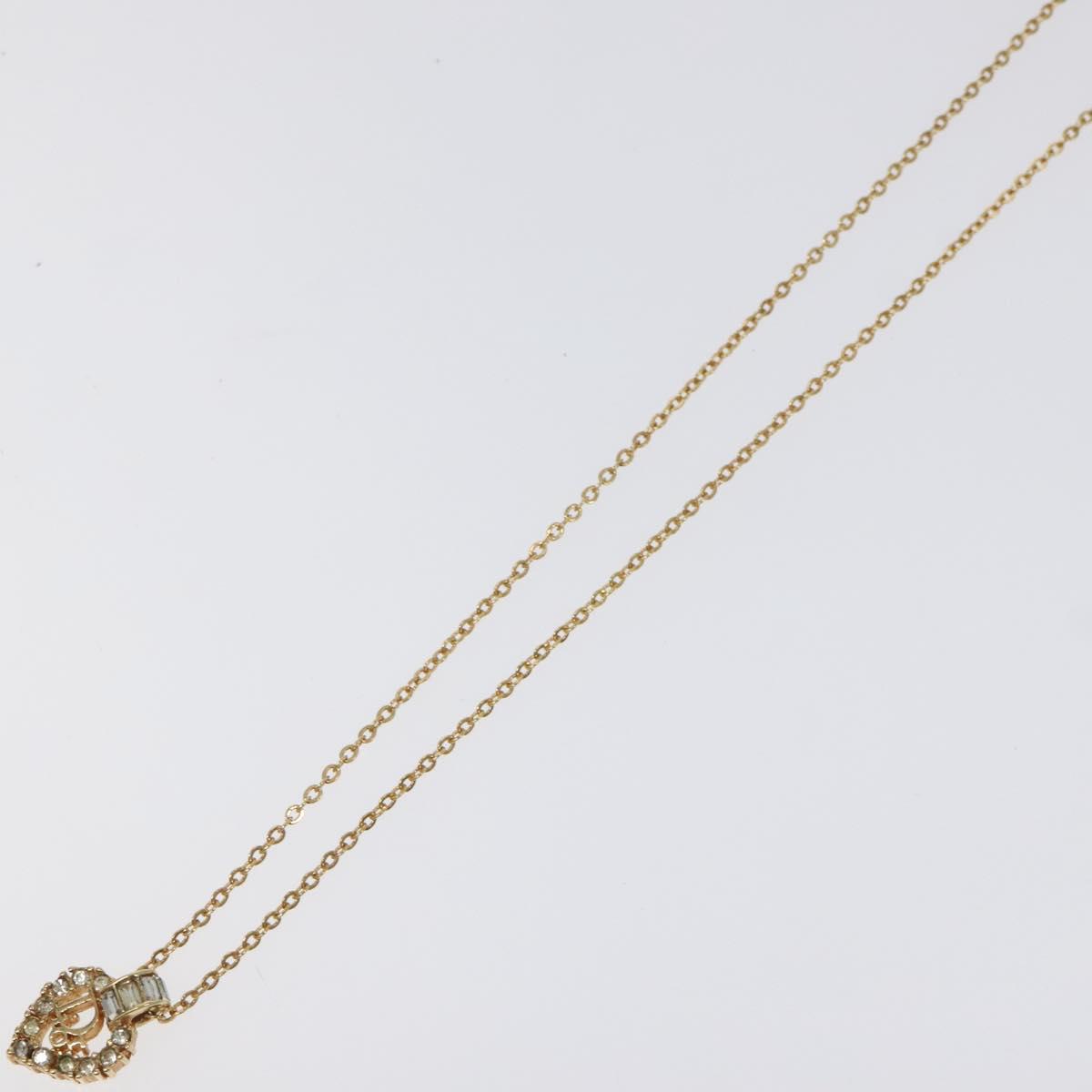 Christian Dior Necklace metal Gold Auth yk18407
