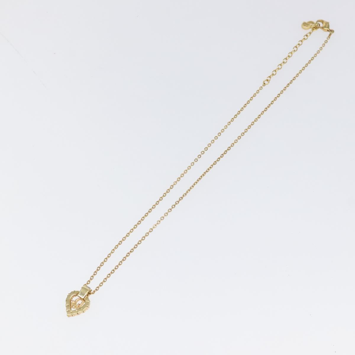Christian Dior Necklace metal Gold Auth yk18407