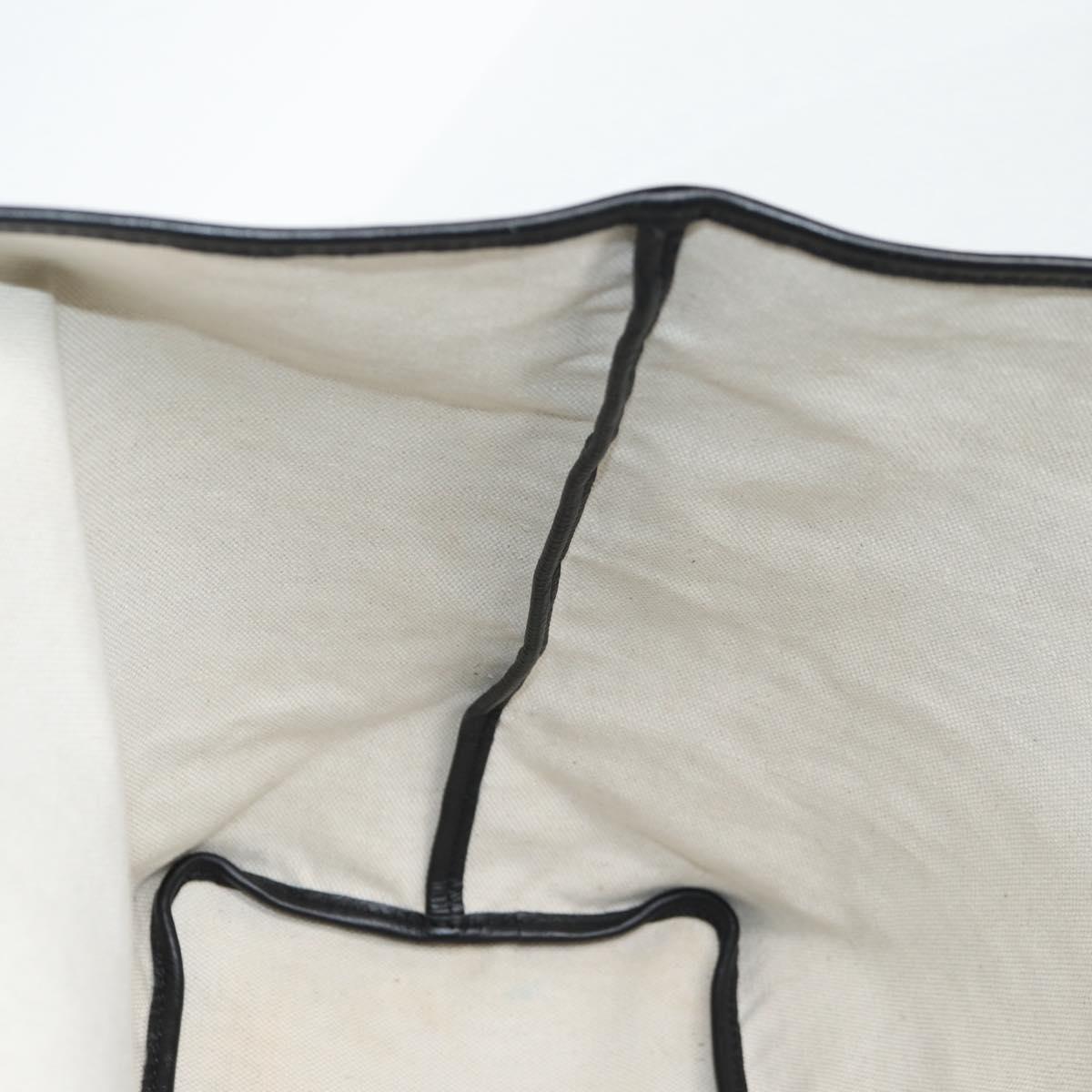 GOYARD Herringbone Saint Louis PM Tote Bag PVC Black Auth yk18410M