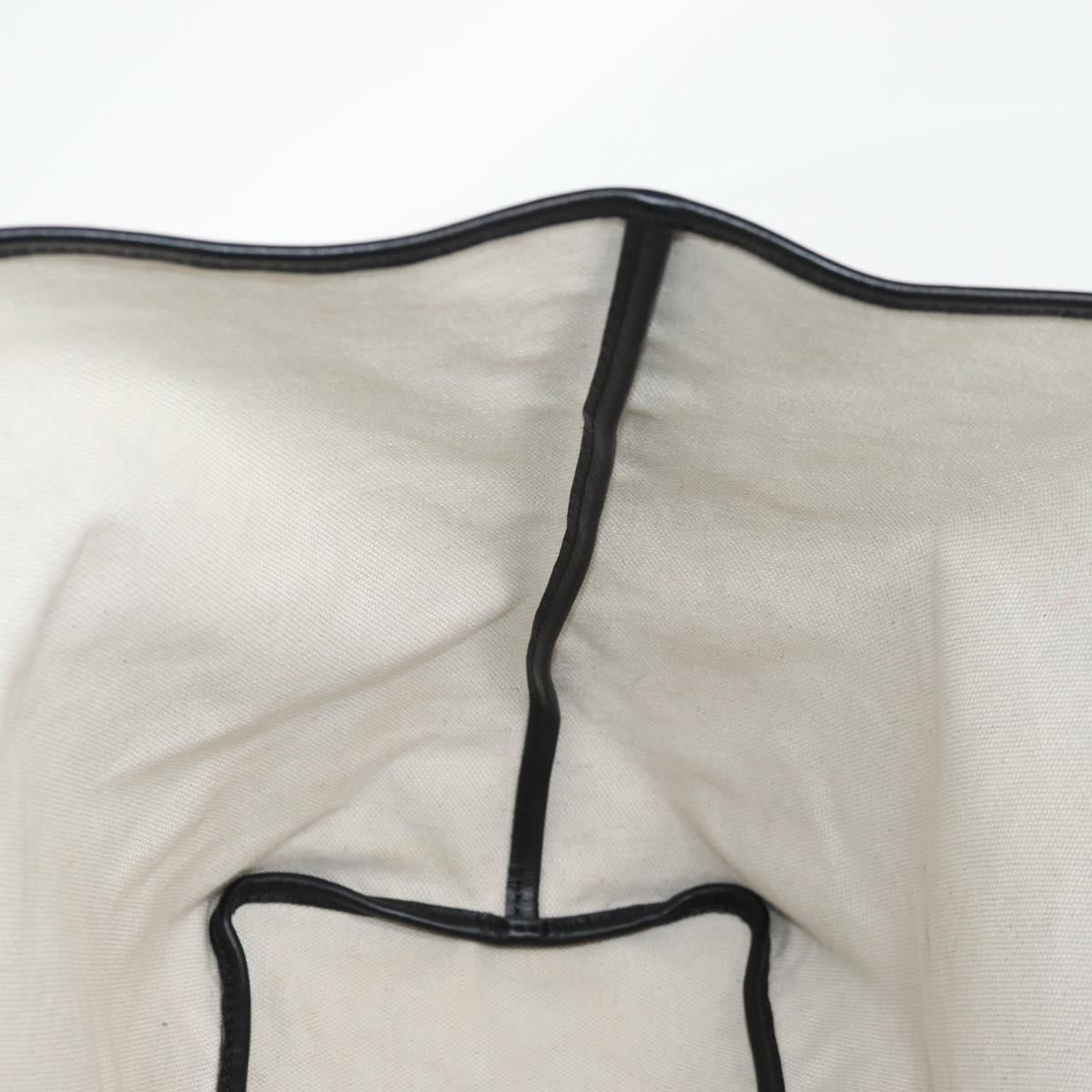 GOYARD Herringbone Saint Louis PM Tote Bag PVC Black Auth yk18410M