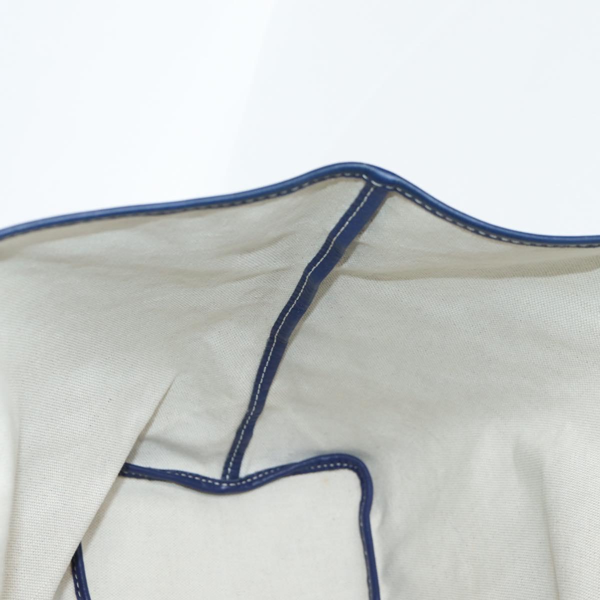 GOYARD Herringbone Saint Louis PM Tote Bag PVC Navy Auth yk18428M