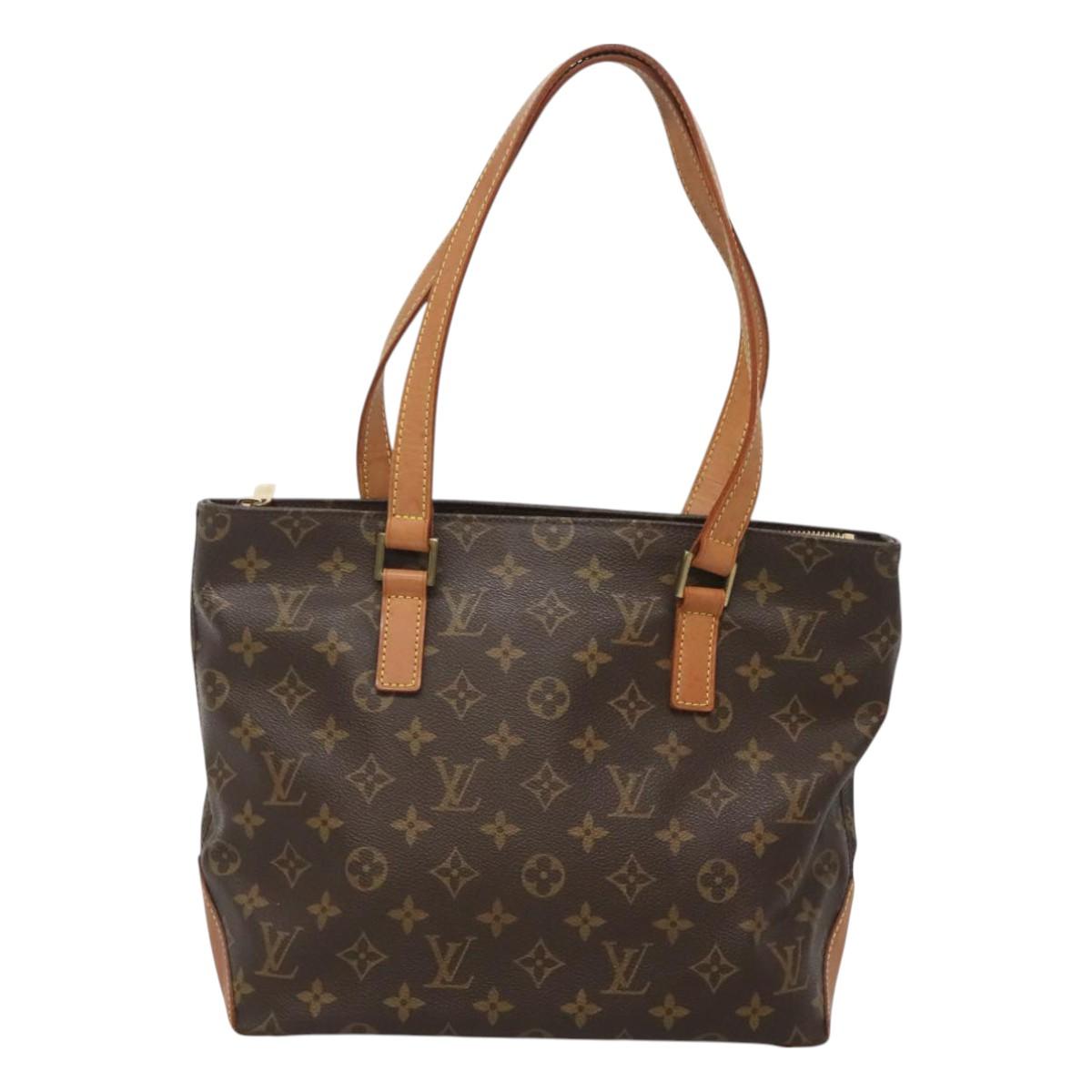 LOUIS VUITTON Monogram Cabas Piano Tote Bag M51148 LV Auth yk18459