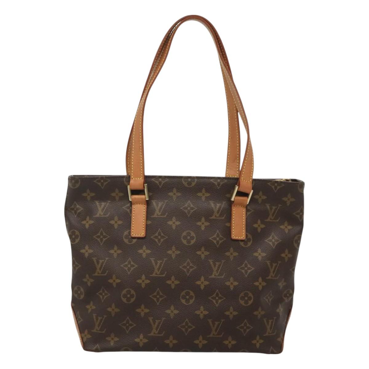 LOUIS VUITTON Monogram Cabas Piano Tote Bag M51148 LV Auth yk18459