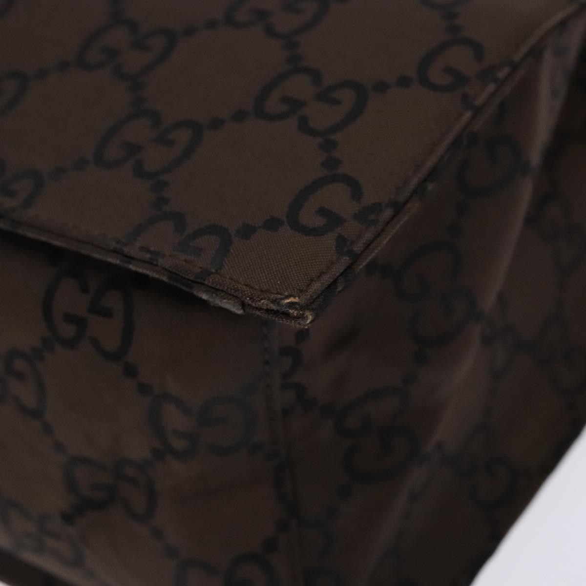 GUCCI GG Canvas Tote Bag Brown Auth yk18561