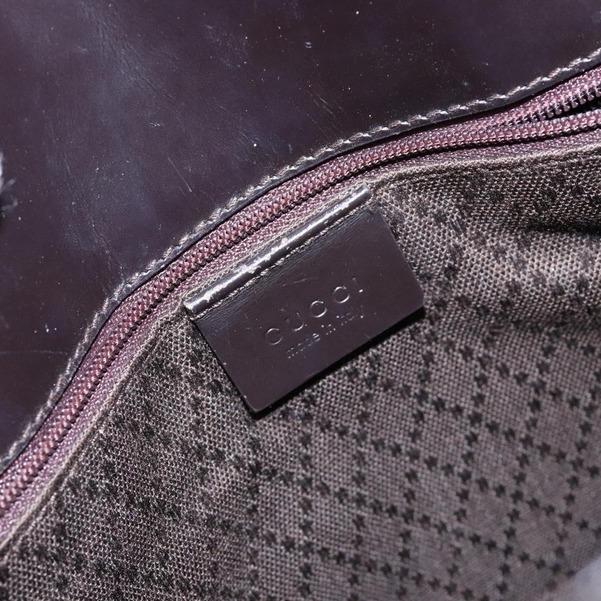GUCCI GG Canvas Tote Bag Brown Auth yk18561