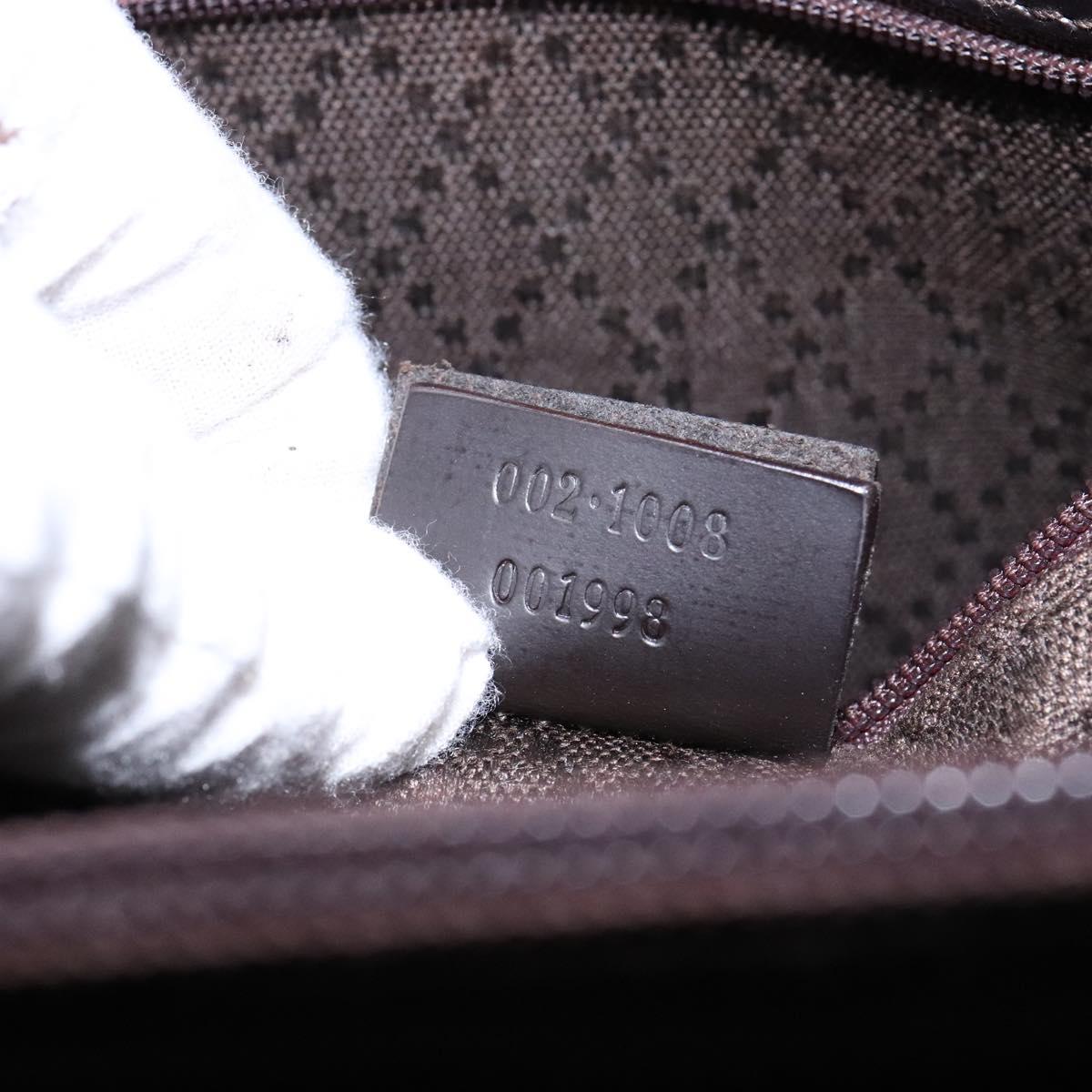 GUCCI GG Canvas Tote Bag Brown Auth yk18561