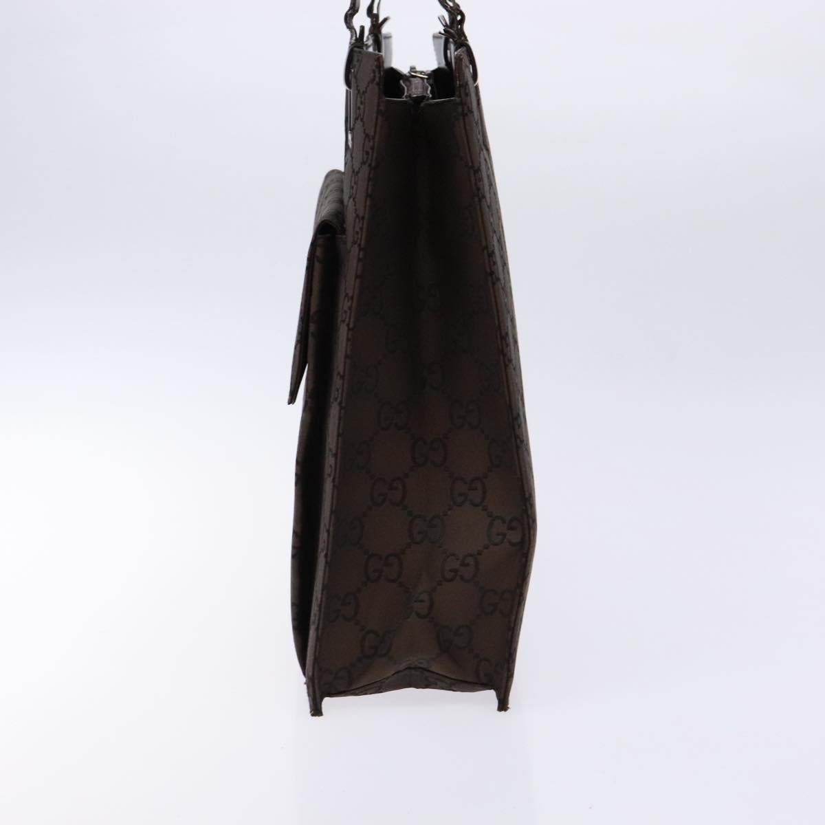 GUCCI GG Canvas Tote Bag Brown Auth yk18561