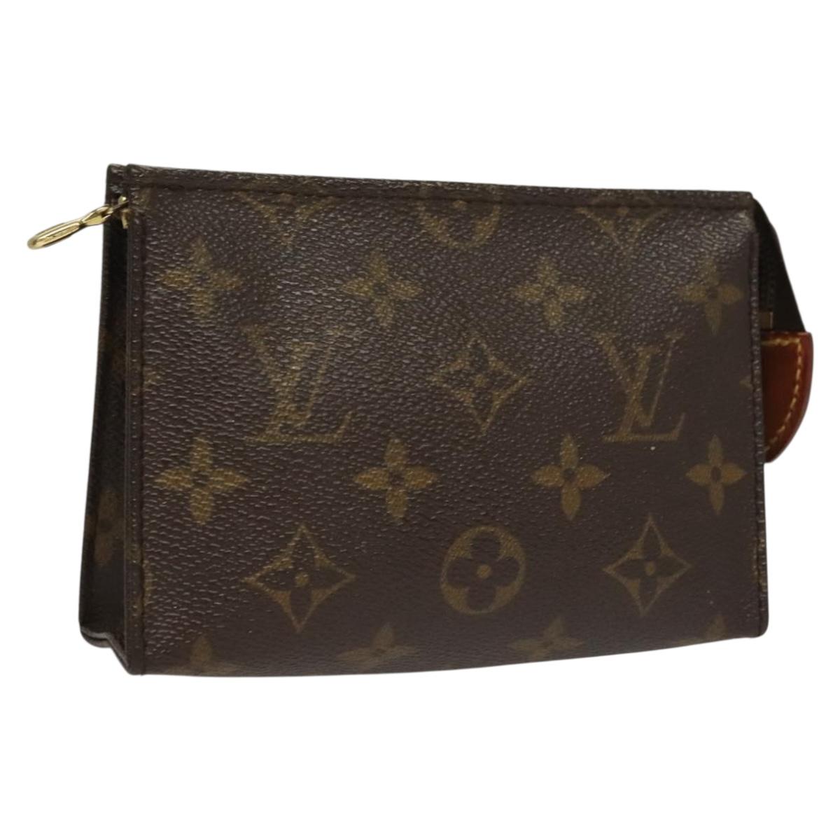 LOUIS VUITTON Monogram Posh Toilette 15 Pouch M47546 LV Auth yk18577