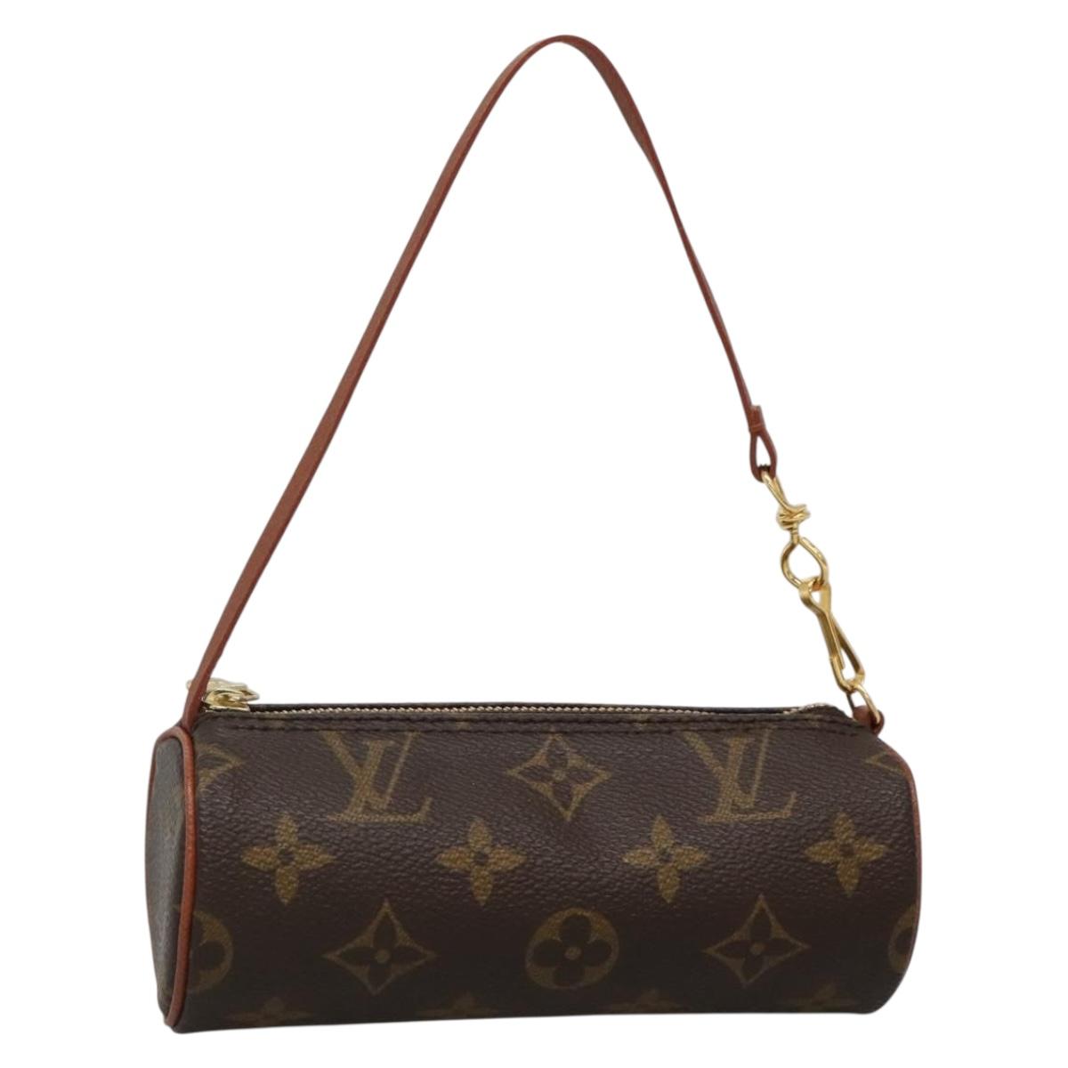 LOUIS VUITTON Monogram Papillon Pouch LV Auth yk18684