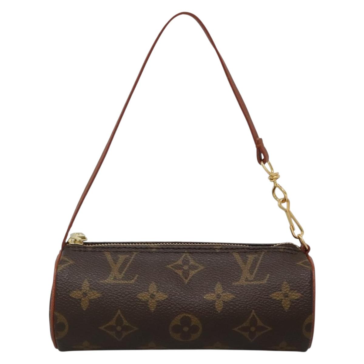 LOUIS VUITTON Monogram Papillon Pouch LV Auth yk18684