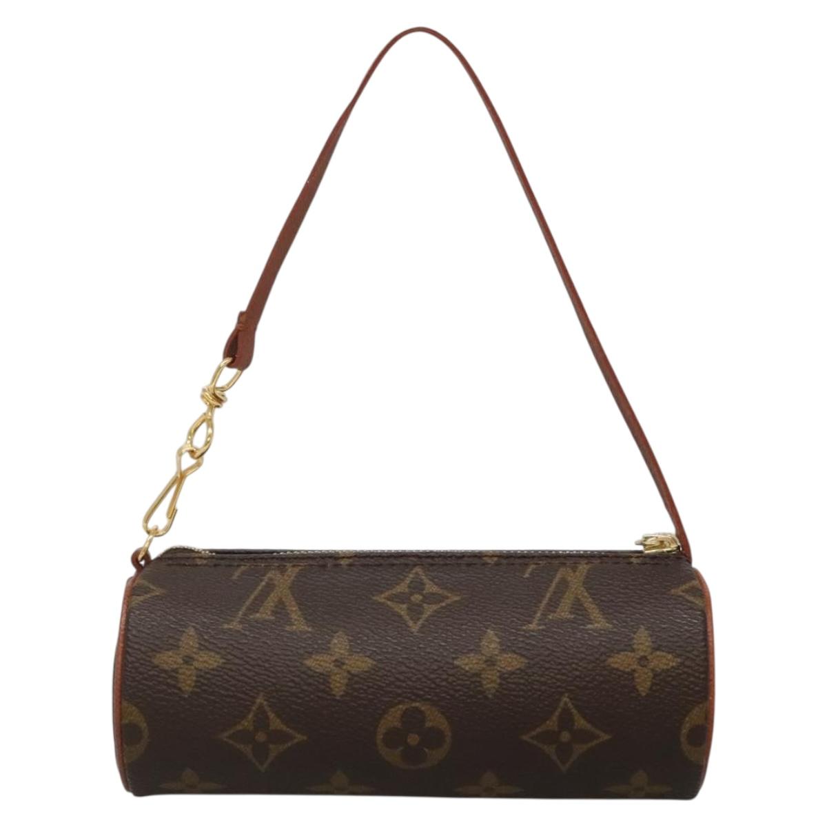 LOUIS VUITTON Monogram Papillon Pouch LV Auth yk18684