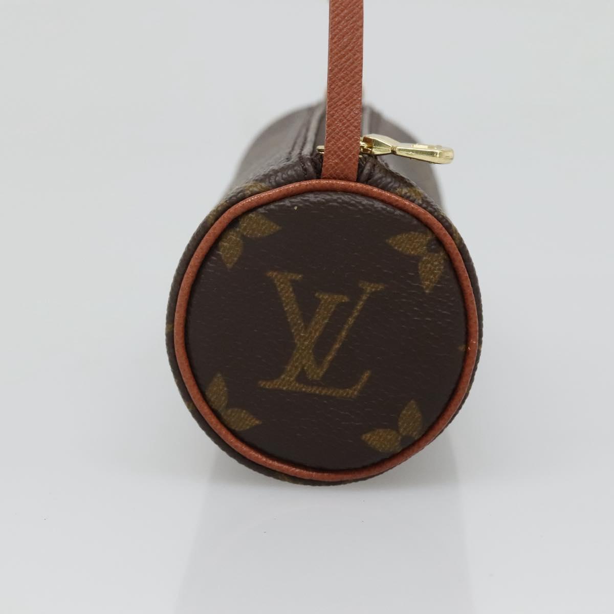 LOUIS VUITTON Monogram Papillon Pouch LV Auth yk18684
