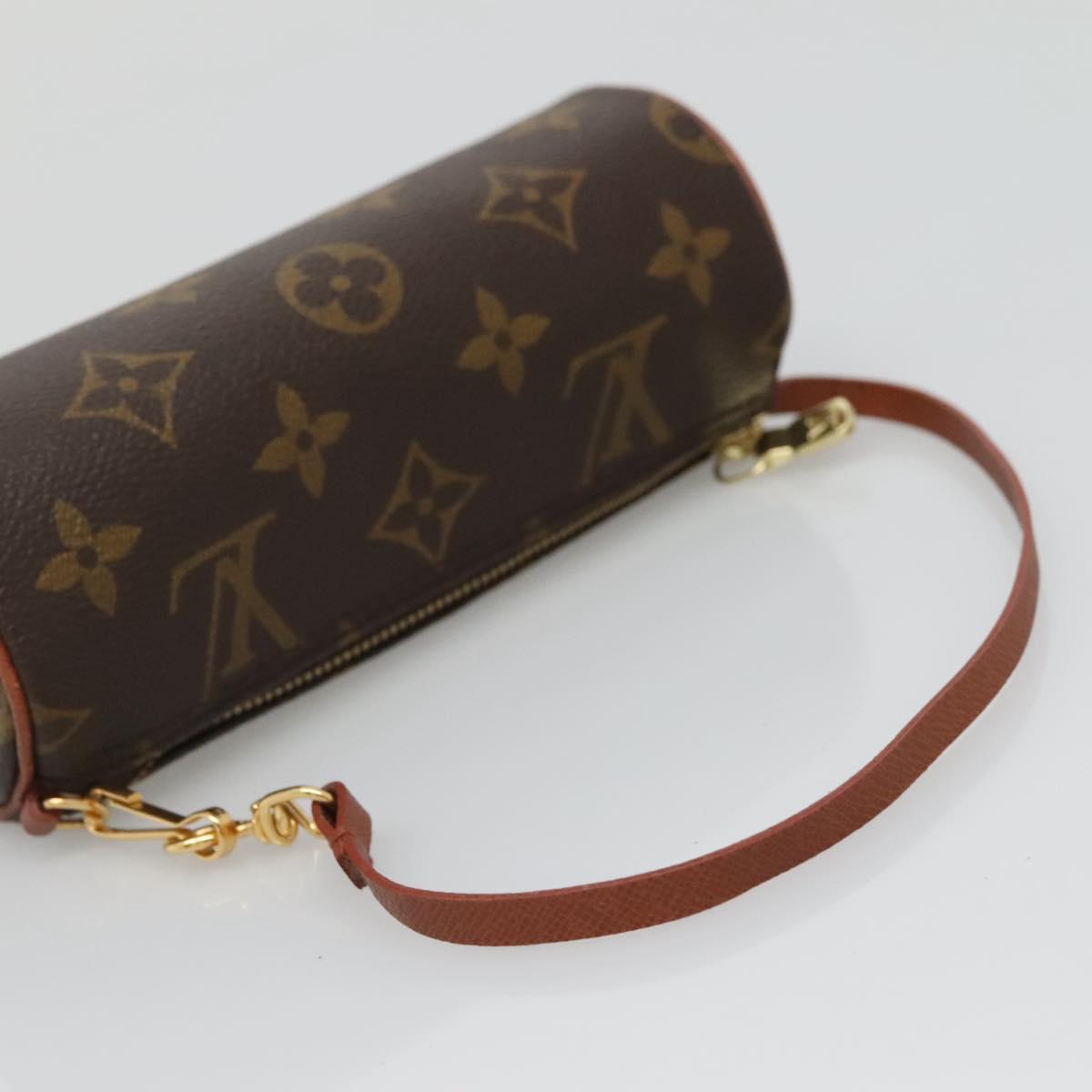 LOUIS VUITTON Monogram Papillon Pouch LV Auth yk18684