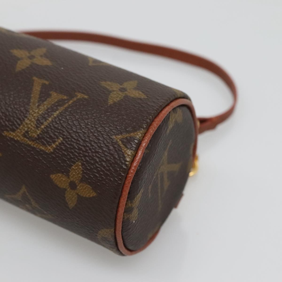 LOUIS VUITTON Monogram Papillon Pouch LV Auth yk18684