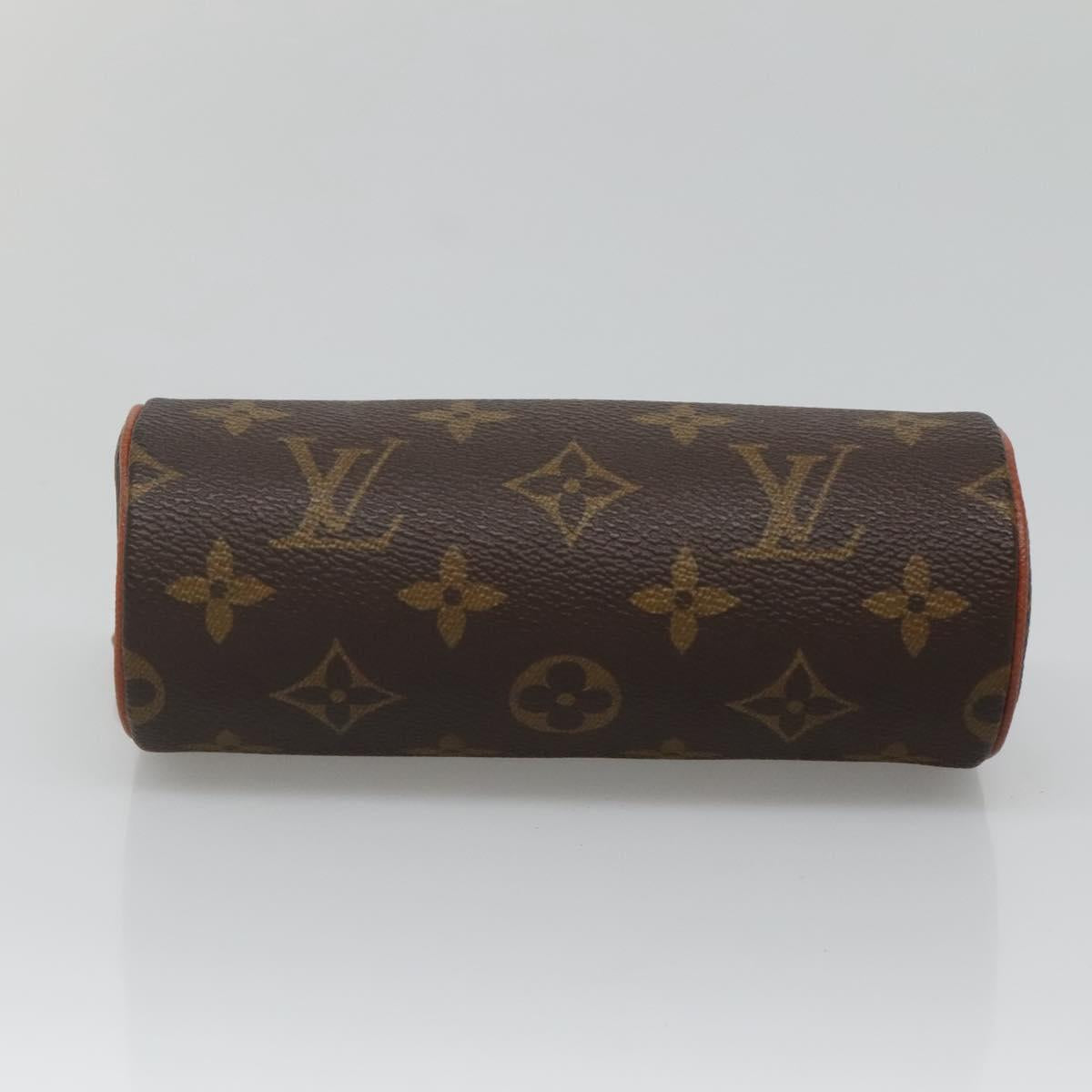 LOUIS VUITTON Monogram Papillon Pouch LV Auth yk18684