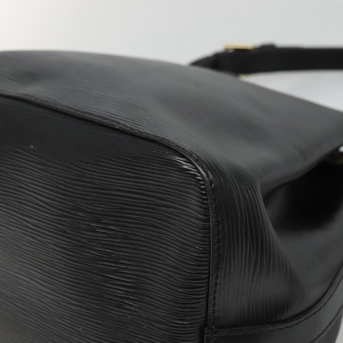 LOUIS VUITTON Epi Petit Noe Shoulder Bag Black M44102 LV Auth yk18686