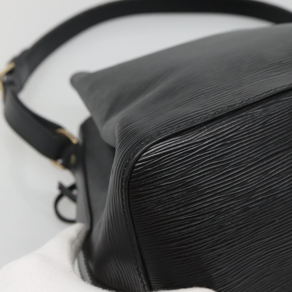 LOUIS VUITTON Epi Petit Noe Shoulder Bag Black M44102 LV Auth yk18686