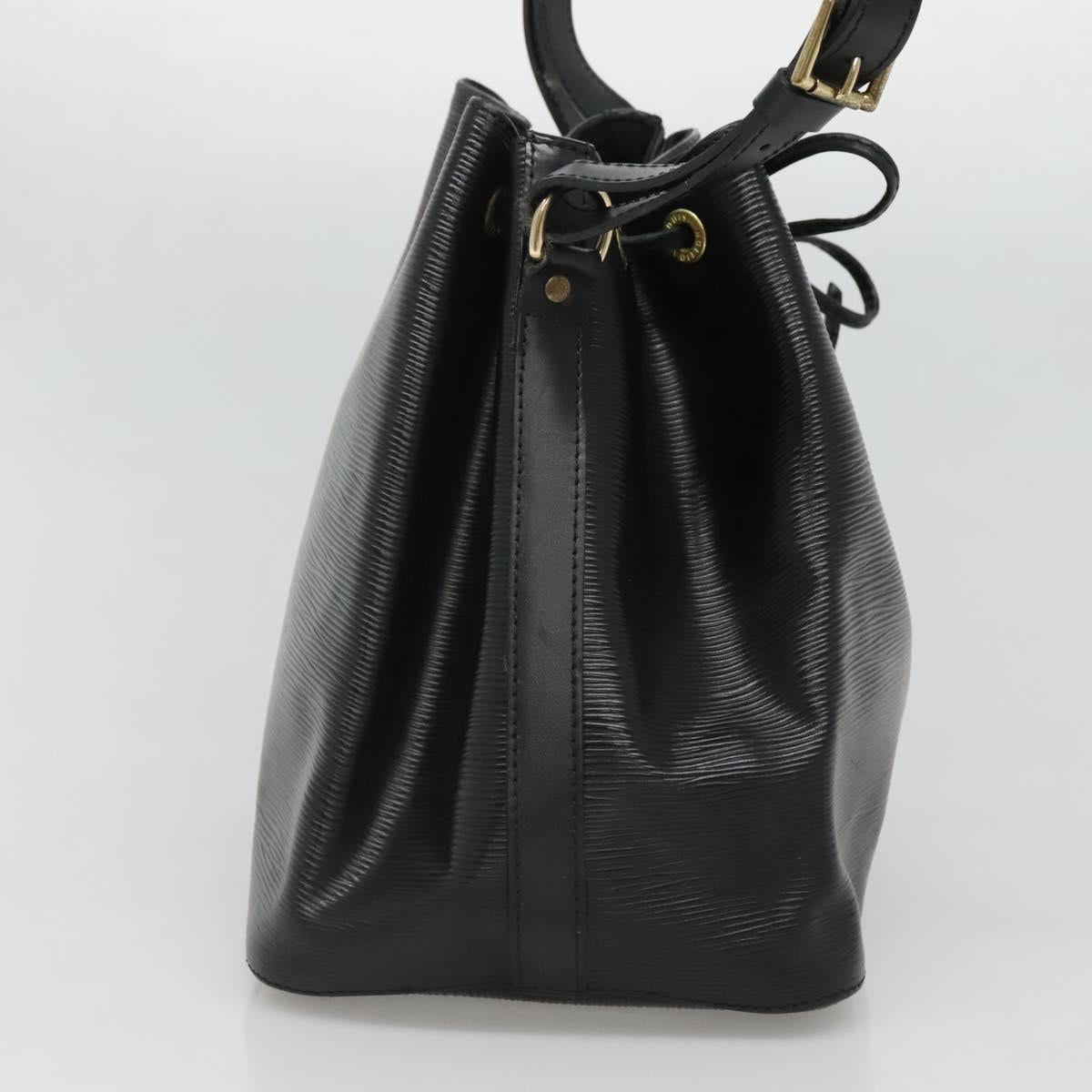 LOUIS VUITTON Epi Petit Noe Shoulder Bag Black M44102 LV Auth yk18686
