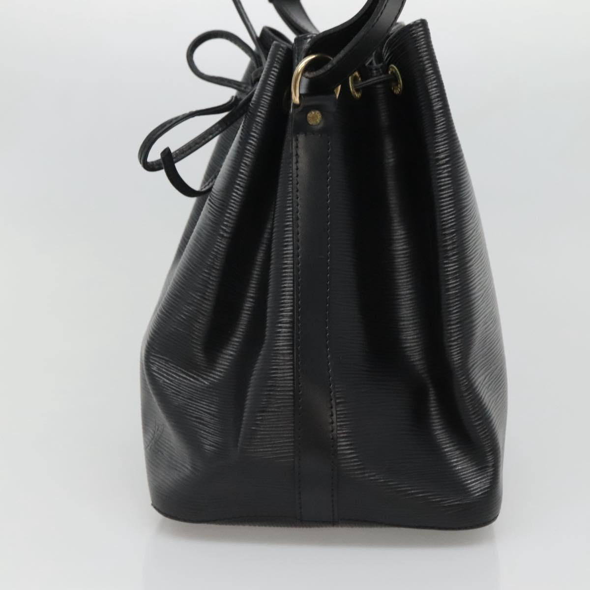 LOUIS VUITTON Epi Petit Noe Shoulder Bag Black M44102 LV Auth yk18686