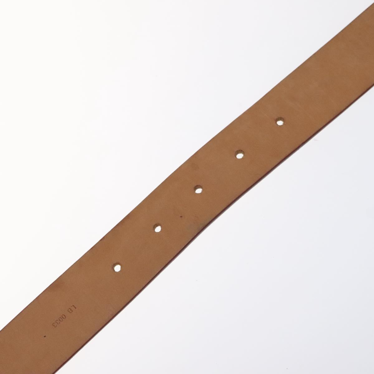 LOUIS VUITTON Monogram Multicolor Ceinture Care Belt White LV Auth yk18692