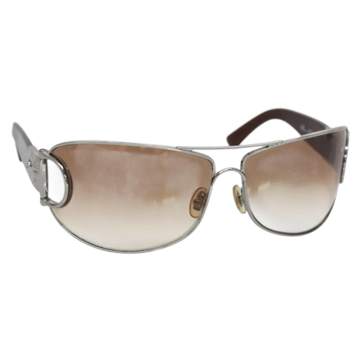 GUCCI Horsebit Sunglasses plastic Brown Auth yk18698