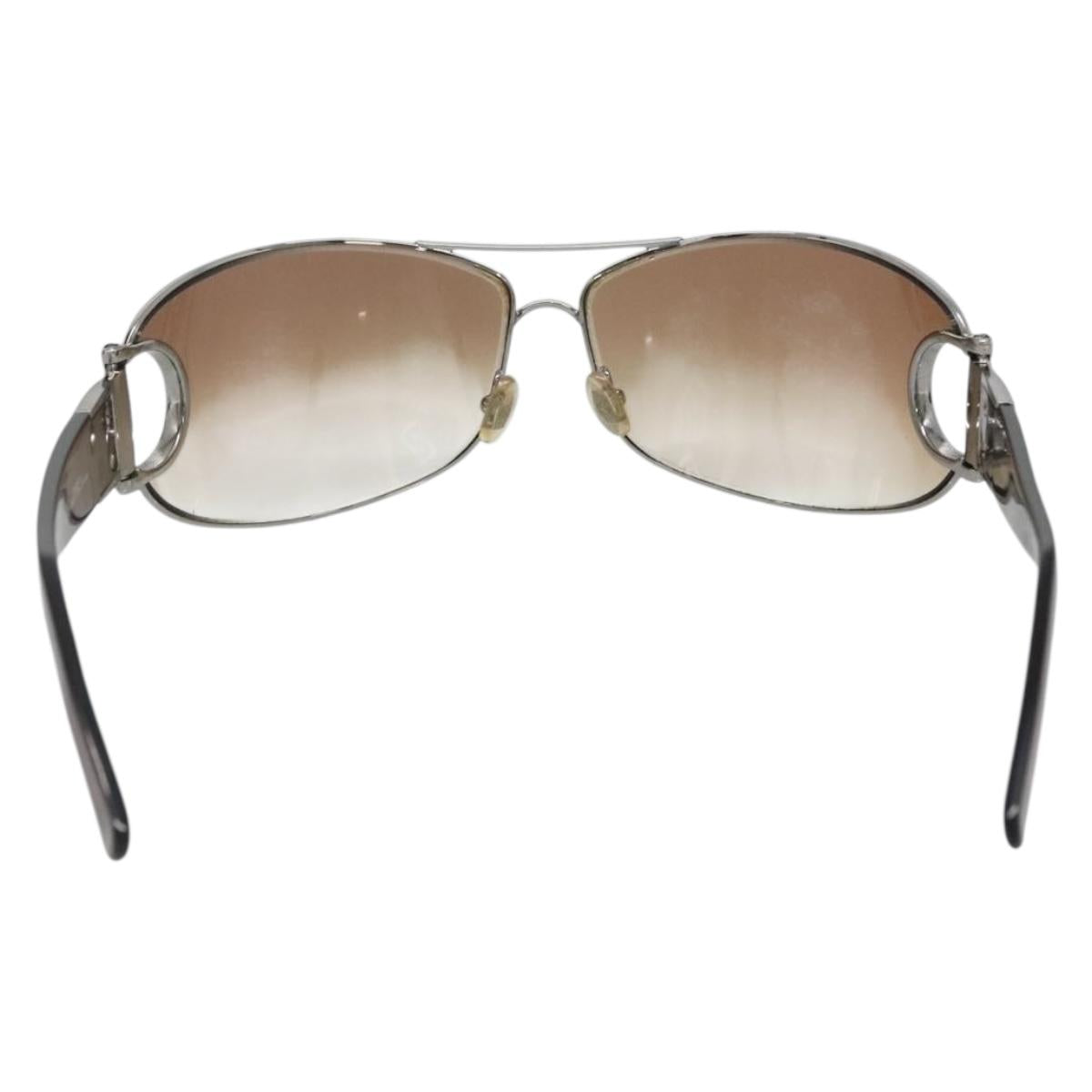 GUCCI Horsebit Sunglasses plastic Brown Auth yk18698