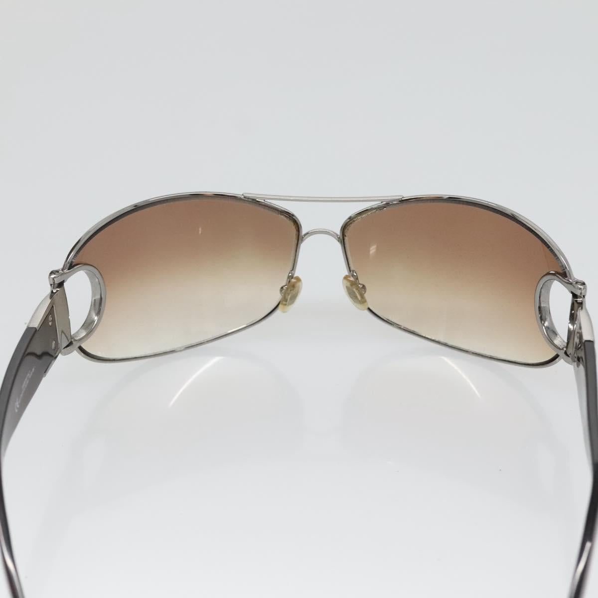GUCCI Horsebit Sunglasses plastic Brown Auth yk18698