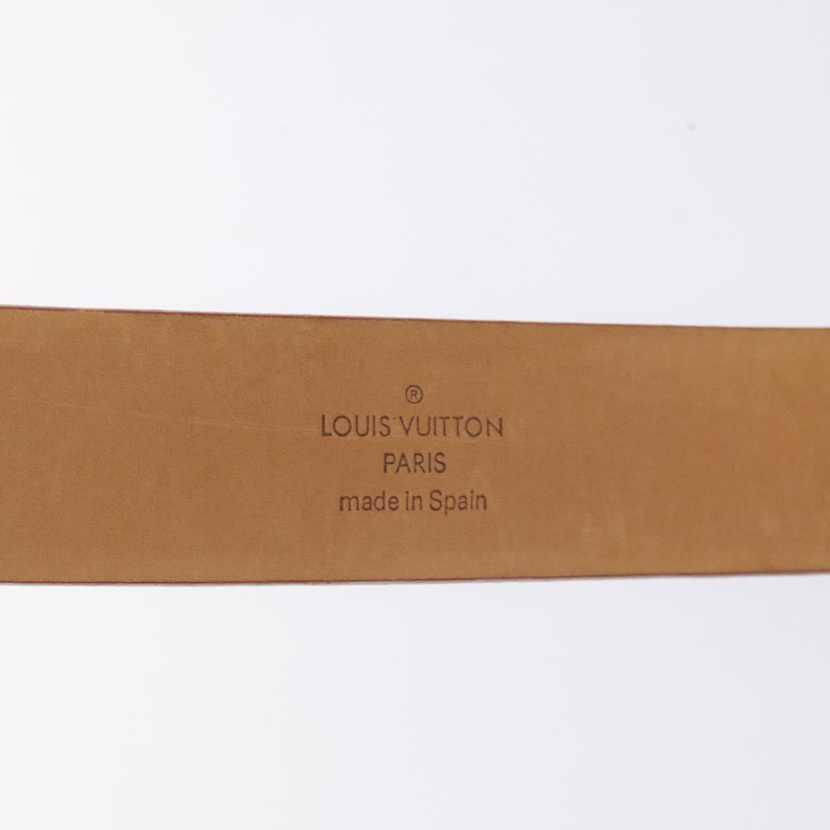 LOUIS VUITTON Monogram Multicolor Ceinture Care Belt Black LV Auth yk18706