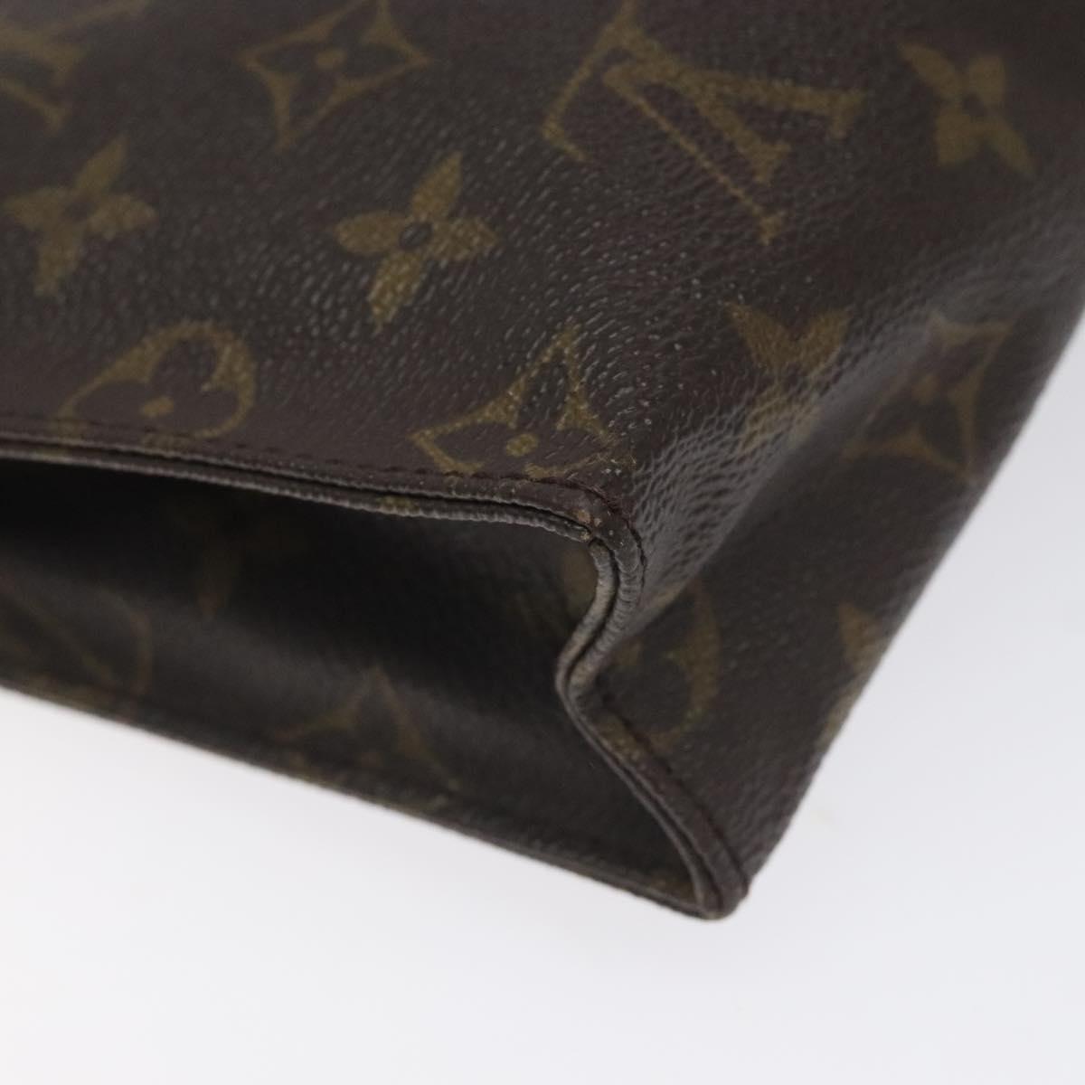 LOUIS VUITTON Monogram Poche Toilette 26 Pouch M47542 LV Auth yk18720
