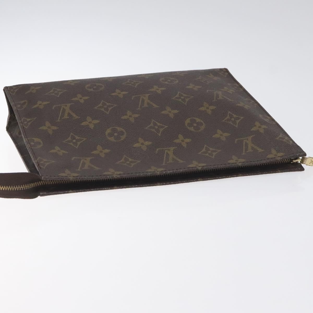 LOUIS VUITTON Monogram Poche Toilette 26 Pouch M47542 LV Auth yk18720