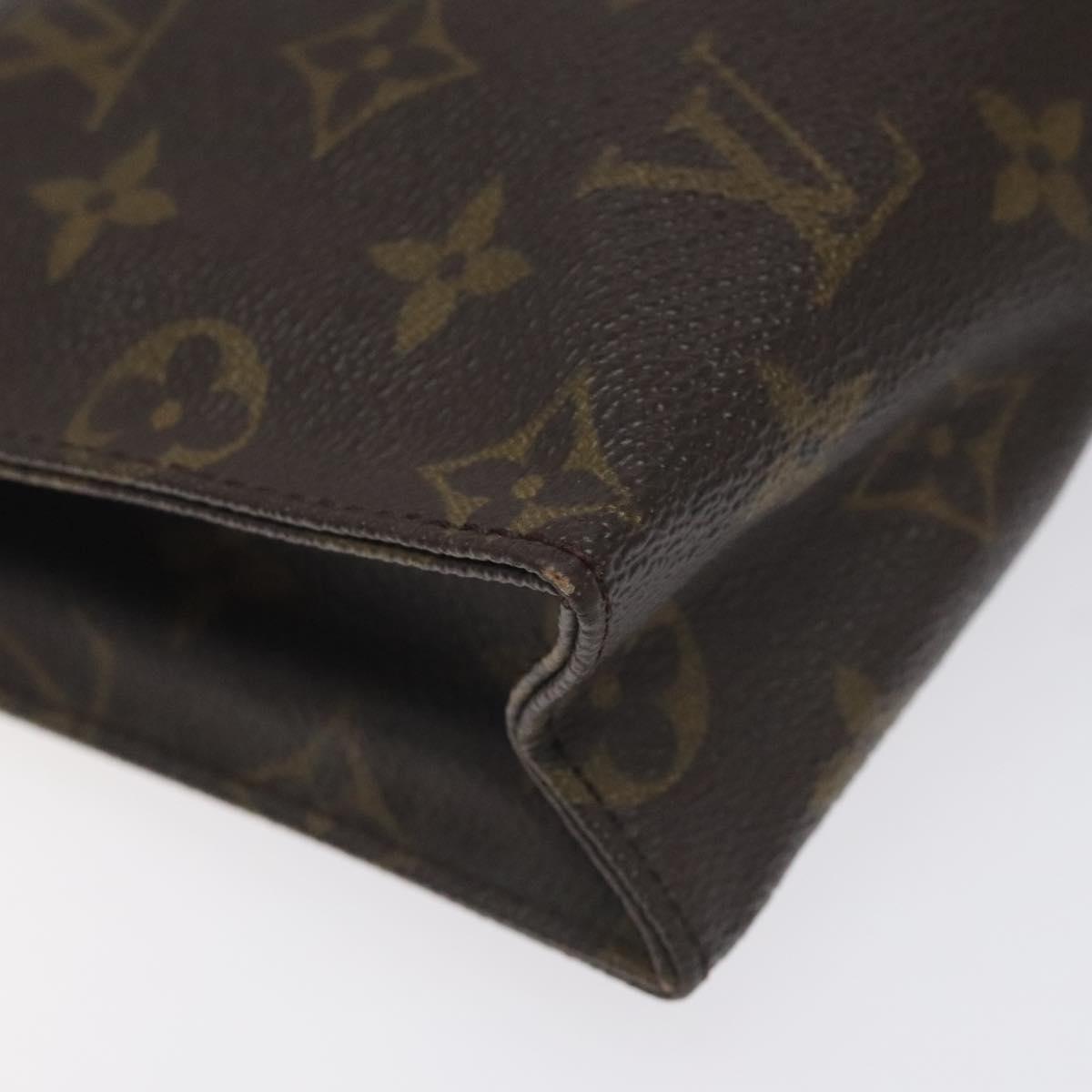 LOUIS VUITTON Monogram Poche Toilette 26 Pouch M47542 LV Auth yk18720