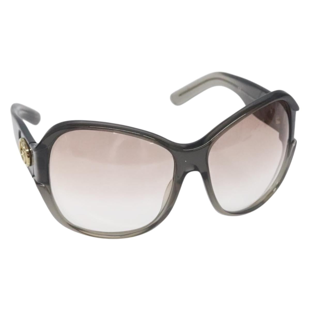 GUCCI Sunglasses plastic Brown Auth yk18726