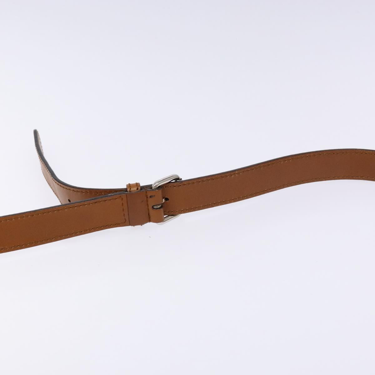 GUCCI GG Canvas Shoulder Bag Beige Silver 308930 Auth yk18742