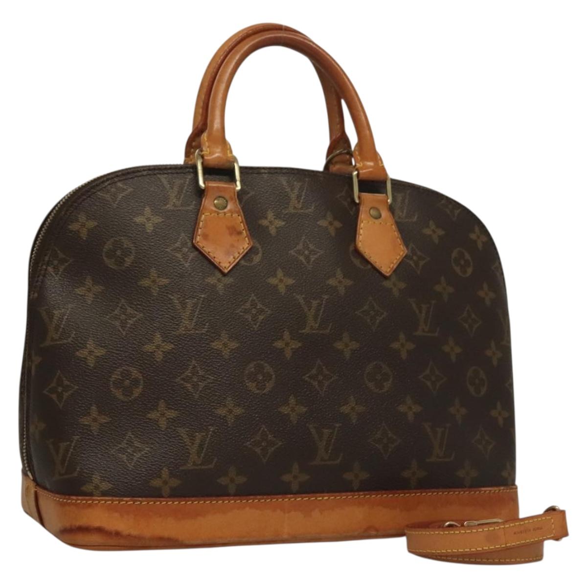 LOUIS VUITTON Monogram Alma Hand Bag M51130 LV Auth yk18749