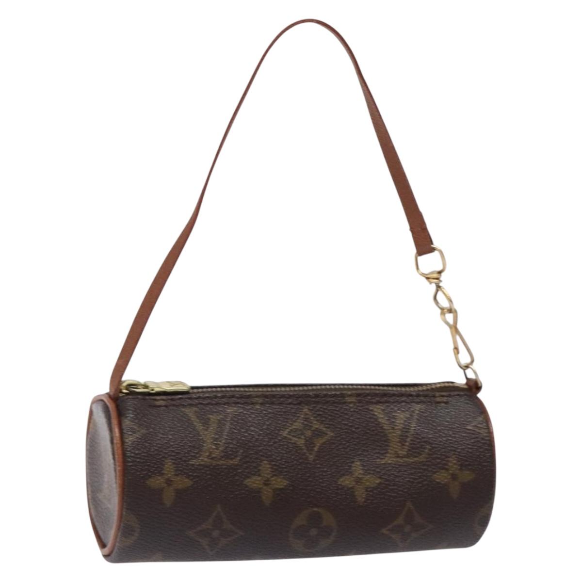 LOUIS VUITTON Monogram Papillon Pouch LV Auth yk18766