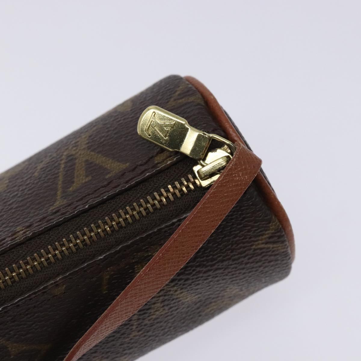 LOUIS VUITTON Monogram Papillon Pouch LV Auth yk18766