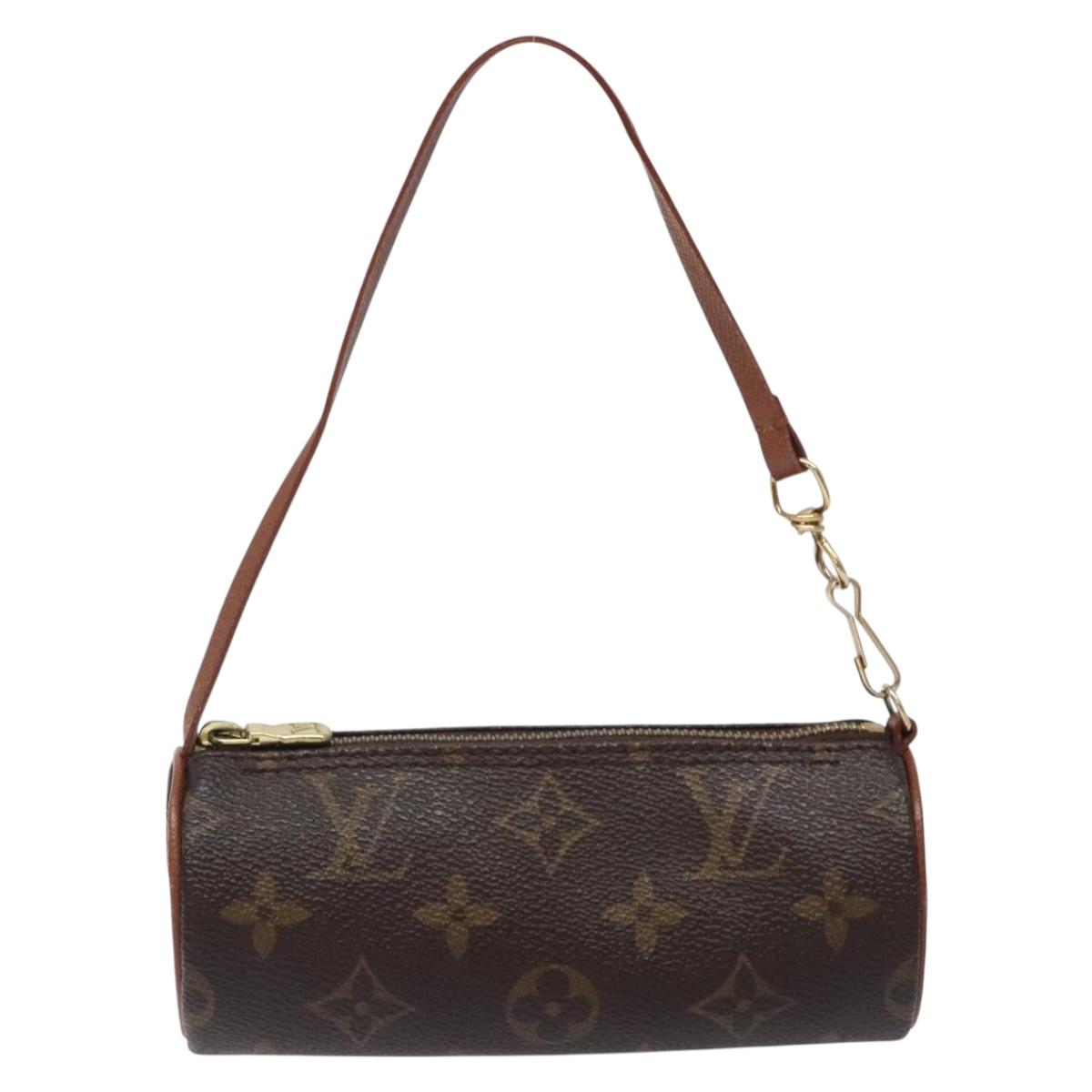 LOUIS VUITTON Monogram Papillon Pouch LV Auth yk18766