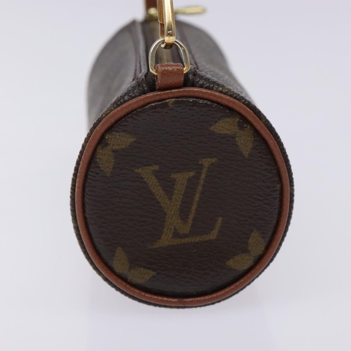 LOUIS VUITTON Monogram Papillon Pouch LV Auth yk18766