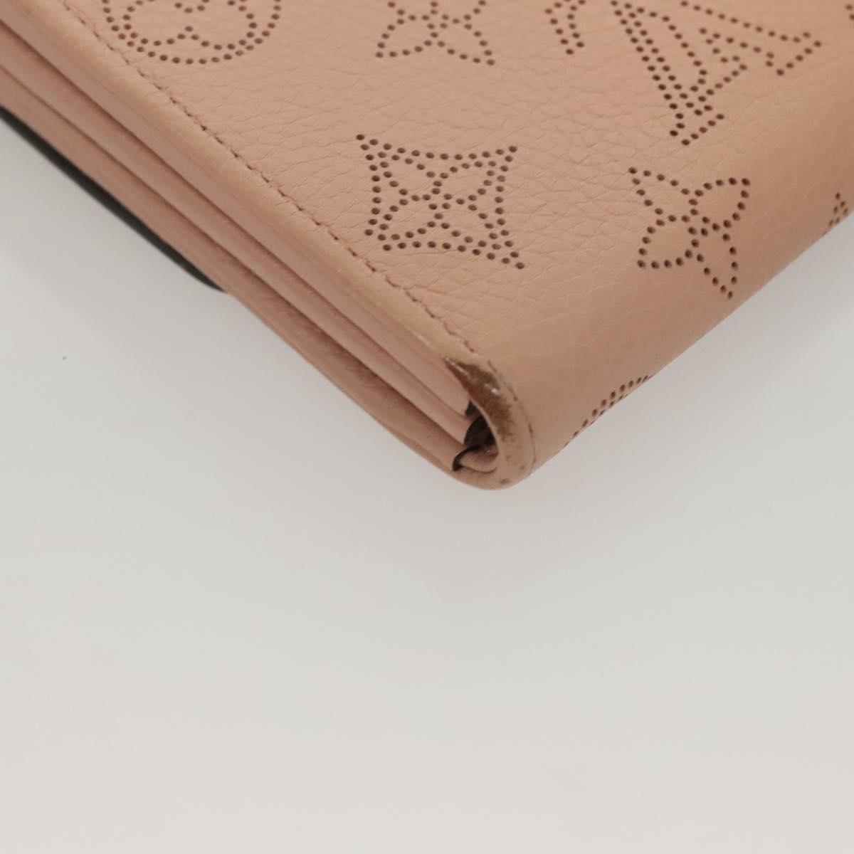 LOUIS VUITTON Mahina Portefeuille Iris Long Wallet Pink M60145 LV Auth yk18803