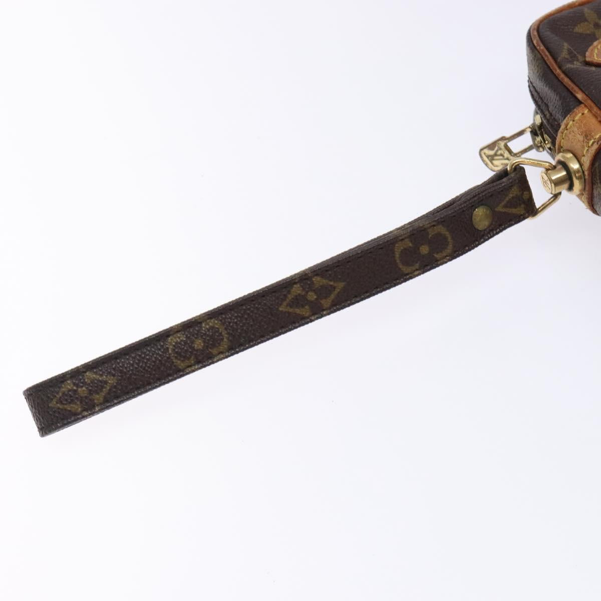 LOUIS VUITTON Monogram Marly Dragonne GM Clutch Bag M51825 LV Auth yk18831