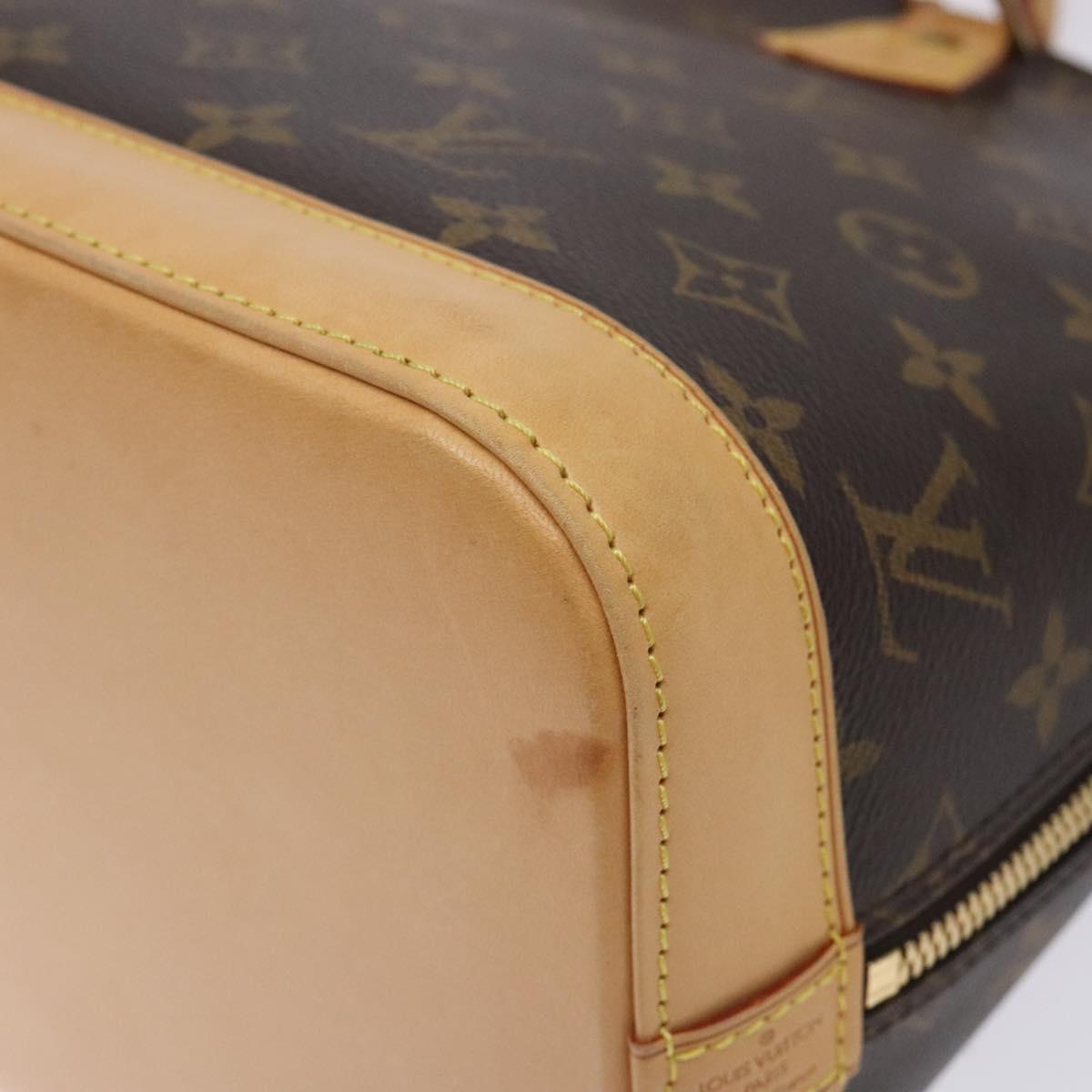 LOUIS VUITTON Monogram Alma Hand Bag M51130 LV Auth yk18843