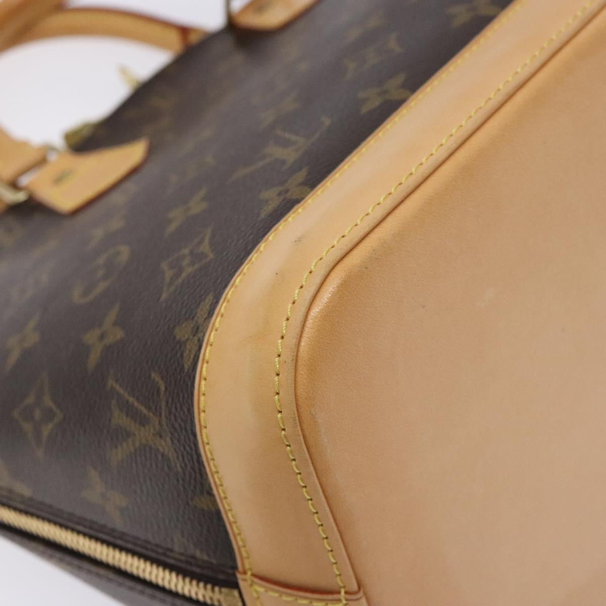 LOUIS VUITTON Monogram Alma Hand Bag M51130 LV Auth yk18843