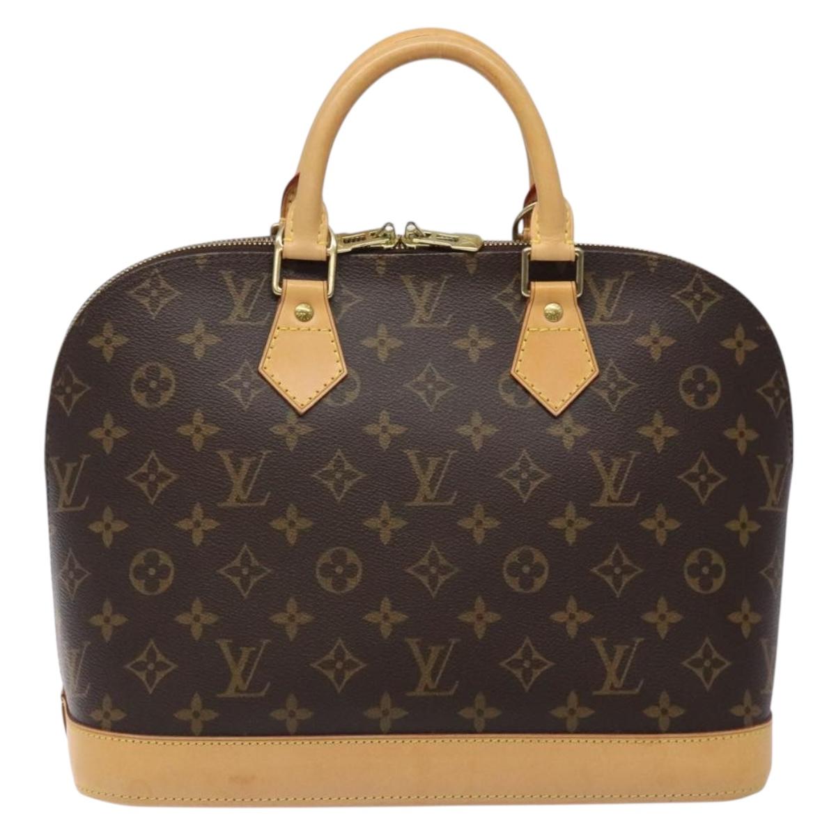 LOUIS VUITTON Monogram Alma Hand Bag M51130 LV Auth yk18843