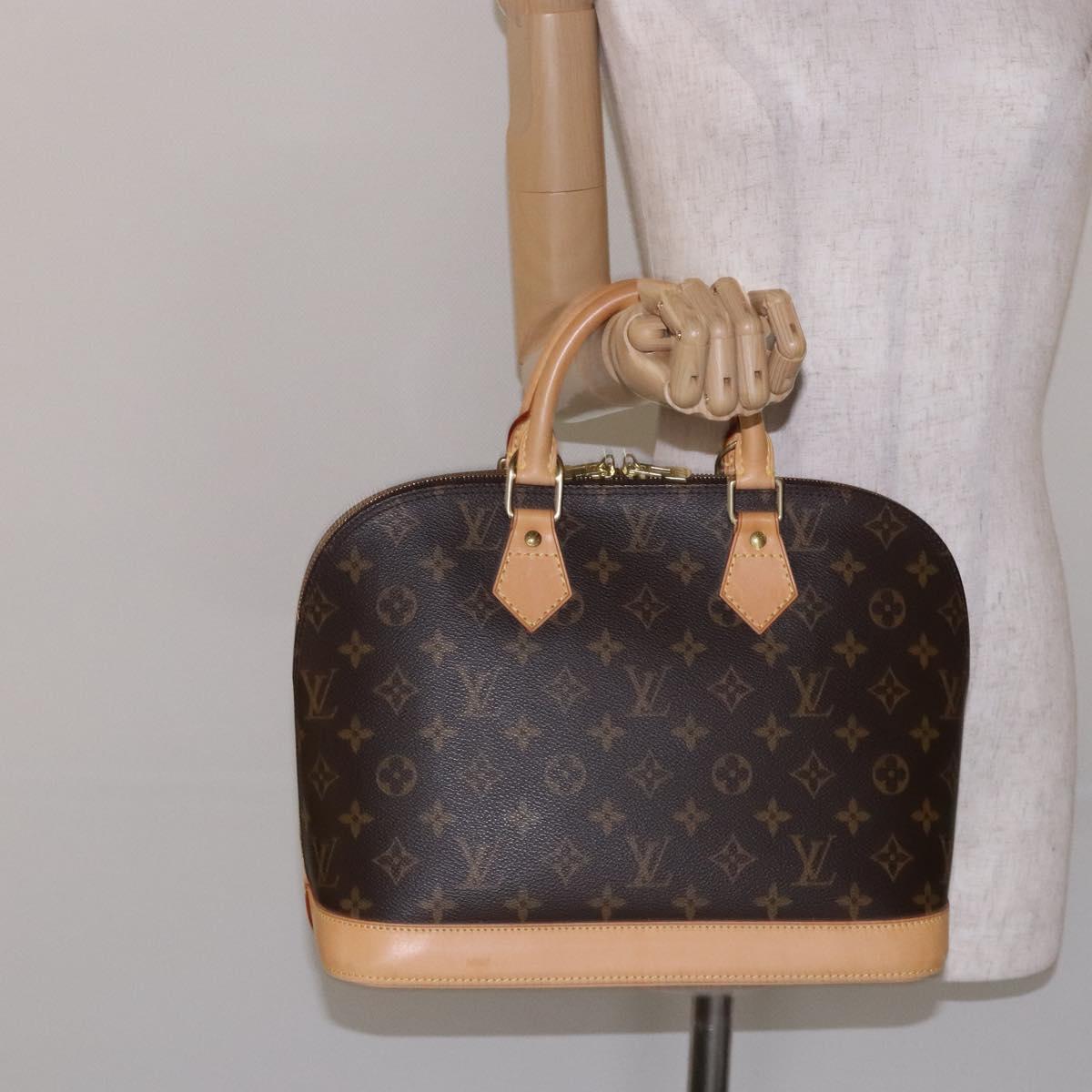 LOUIS VUITTON Monogram Alma Hand Bag M51130 LV Auth yk18843