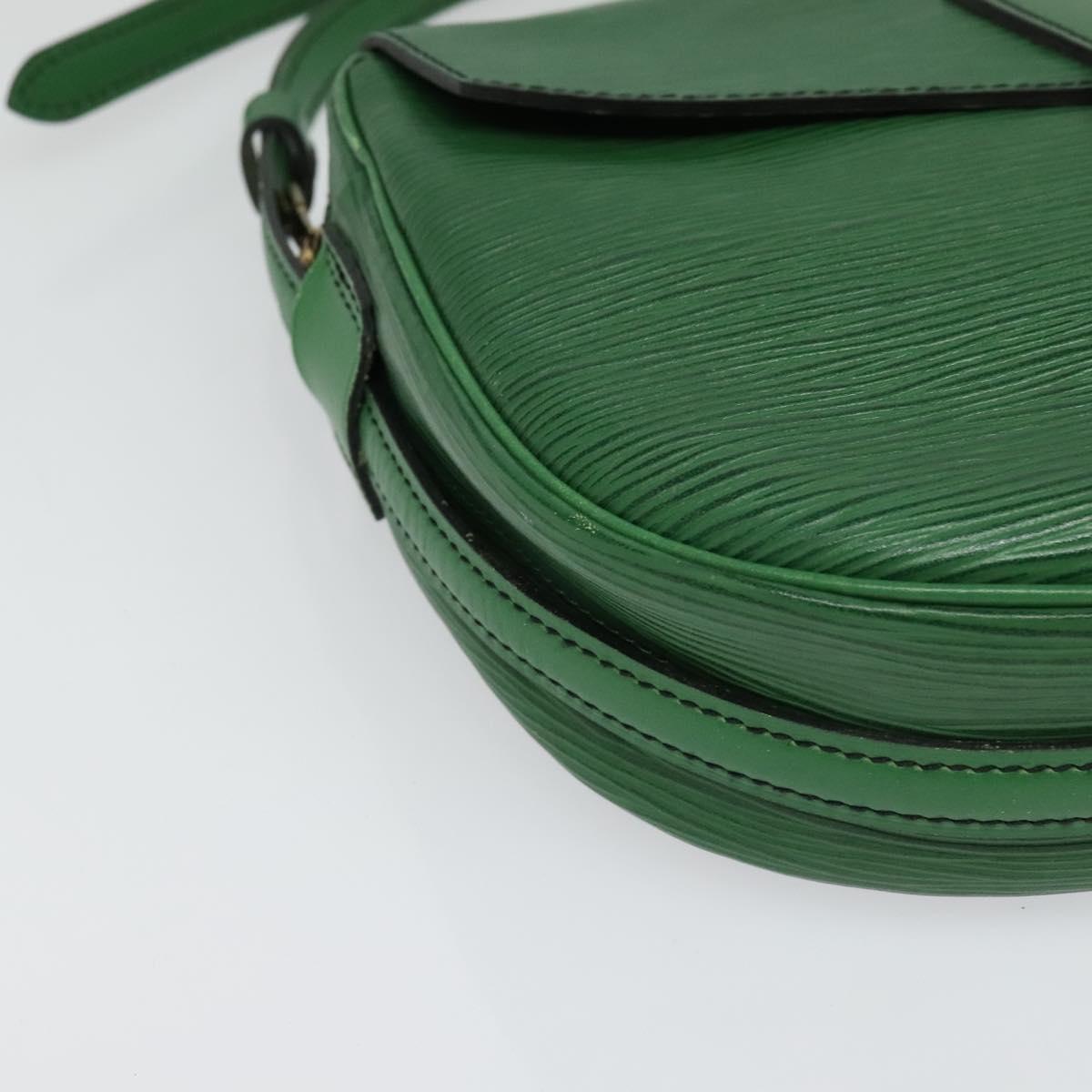 LOUIS VUITTON Epi Jeune Fille MM Shoulder Bag Green M52154 LV Auth yk18866